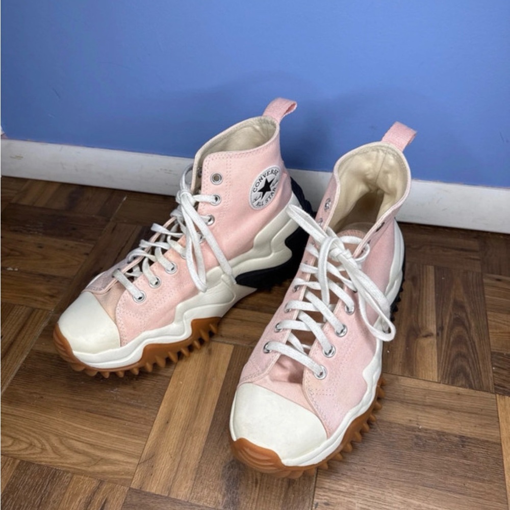 Converse Run Star Motion Hi Platform sneaker in storm pink
